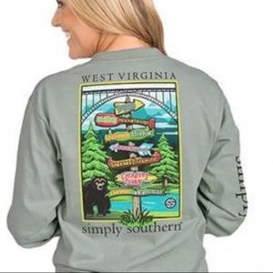 Simply Southern Long Sleeve Graphic Shirt NWT M